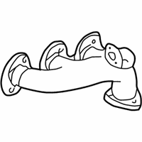 OEM 1998 BMW 750iL Exhaust Manifold - 11621741564