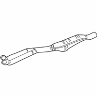 OEM 1998 BMW 750iL Catalytic Converter - 18-30-1-741-764