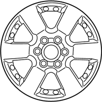 OEM 2010 Nissan Xterra Aluminum Wheel - 40300-ZL07A