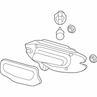 OEM 2012 Acura RL Light Assembly, Passenger Side Back - 33700-SJA-003