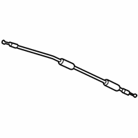 OEM Lexus RX350L Cable Assembly, Rear Door - 69730-48080