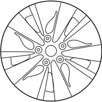 OEM Nissan Altima Aluminum Wheel - 40300-6CA4A