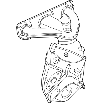 OEM 2021 Nissan Sentra MANIFOLD ASSY-EXHAUST W/CATALYST - 140E2-6LW0B