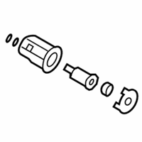 OEM Chrysler Cylinder Lock-Deck Lid Lock - 68004994AA