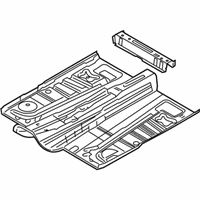 OEM Lincoln Front Floor Pan - DA8Z-7411135-A