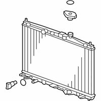 OEM Honda CR-Z Radiator (Toyo) - 19010-RTW-004