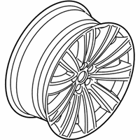 OEM 2022 Ford Explorer Wheel, Alloy - LB5Z-1007-C