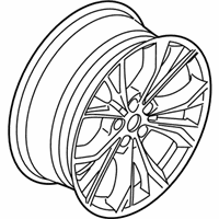 OEM 2021 Ford Explorer Wheel, Alloy - LB5Z-1007-B