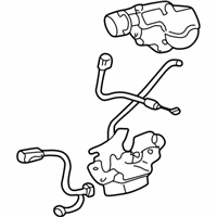 OEM 2008 Toyota Matrix Lock Assembly - 69110-02010