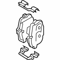 OEM 2022 BMW 740i xDrive REPAIR KIT, BRAKE PADS ASBES - 34-21-6-890-354