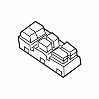 OEM 2019 Hyundai Elantra Power Window Main Switch Assembly - 93571-F2010-4X