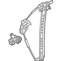 OEM 2020 Lexus LS500h Regulator Assembly, Rear Door Window - 69830-50080