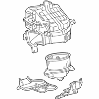 OEM 2001 Toyota Sienna Blower Assy, Heater, Front - 87130-08020