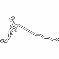 OEM BMW 650i Engine Coolant Hose - 17-12-7-592-649