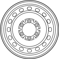 OEM 2012 Toyota 4Runner Wheel, Spare - 42611-35380