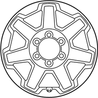 OEM 2016 Toyota 4Runner Wheel, Alloy - 42611-35600