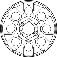 OEM 2010 Toyota 4Runner Wheel, Alloy - 42611-35420
