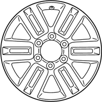 OEM 2022 Toyota 4Runner Wheel, Spare - 42611-35590