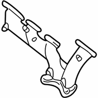 OEM Nissan Quest Exhaust Manifold With Catalytic Converter Passenger Side - 14002-7B100