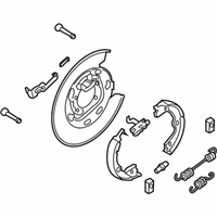 OEM 2019 Kia Sportage Packing Rear Brake Assembly, Left - 58250D3000