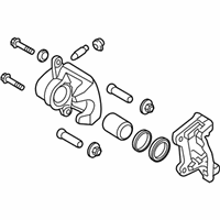 OEM Hyundai Tucson Caliper Kit-Rear Brake, RH - 58311-D3A00