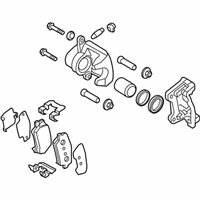 OEM 2021 Hyundai Tucson Brake Assembly-Rear Wheel, LH - 58210-D3000