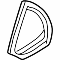 OEM 2006 Lexus ES330 Weatherstrip, Rear Door Quarter Window, RH - 68188-33030