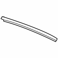 OEM 2013 BMW ActiveHybrid 3 Cover, Window Guide Web, Exterior Left - 51-35-7-258-301