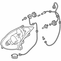 OEM 2005 Infiniti G35 Right Headlight Assembly - 26010-AM826