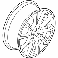 OEM 2019 Ford Police Responder Hybrid Wheel, Alloy - DS7Z-1007-P