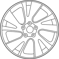 OEM 2017 Nissan Pathfinder Wheel-Aluminum - 40300-9PF8A