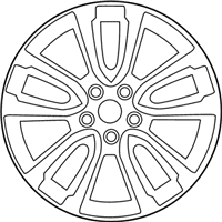 OEM 2018 Nissan Pathfinder Wheel-Aluminum - 40300-9PF2A