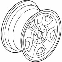 OEM 2005 Honda Pilot Disk, Wheel (16X6 1/2Jj) (Tpms) (Topy) - 42700-S9V-A11