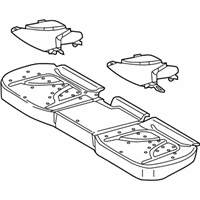 OEM 2018 Lincoln MKX Seat Cushion Pad - FA1Z-58632A22-N