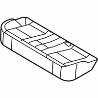 OEM 2012 Lincoln MKS Seat Cushion Pad - 8A5Z-54600A88-B