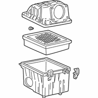 OEM 2000 Ford Explorer Air Cleaner Assembly - YL2Z-9600-A