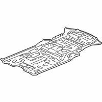 OEM Acura ZDX Panel, Floor - 65111-SZN-A00ZZ