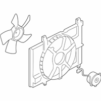 OEM 2011 Nissan Cube Motor Assy-Fan & Shroud - 21481-1FC5A