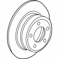 OEM 2000 BMW Z3 Rear Brake Disc - 34-21-6-794-298