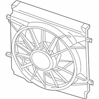 OEM 2005 Jeep Liberty Fan-Cooling - 55037692AB