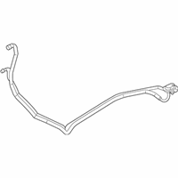 OEM 2009 Acura MDX Pipe, Rear Suction & Receiver - 80329-STX-A01
