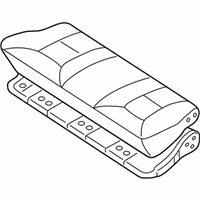 OEM 2000 Nissan Quest Cushion Assy-3RD Seat - 89300-7B121