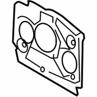 OEM 2008 BMW X5 Sound Insulation, Bulkhead, Left - 51-48-7-158-433