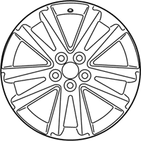 OEM 2015 Lexus RX350 Wheel, Disc Chrome P - 4261A-48123
