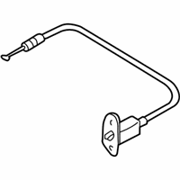 OEM Hyundai Accent Catch & Cable Assembly-Fuel Filler - 81590-25001