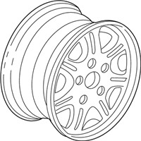 OEM Acura TL Disk, Aluminum Wheel (16X6 1/2Jj) (Enkei) - 42700-S0K-A01