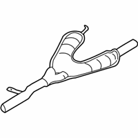 OEM BMW 528i Exhaust-Intermediate Pipe - 18-10-1-440-244