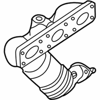 OEM 2000 BMW 528i Exchange. Exhaust Manifold With Catalyst - 11-62-7-503-936
