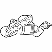 OEM 2005 BMW X5 Exchange. Exhaust Manifold With Catalyst - 18-40-7-514-498