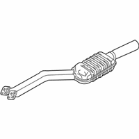 OEM 2001 BMW 525i Front Silencer - 18-10-7-504-978